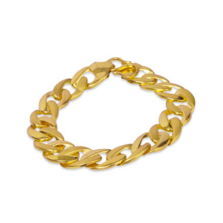 Yasho Jewellers Products Gold Cross Strong Bracelet