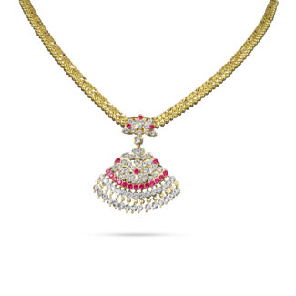 Yasho Jewellers Products Silver Stone Necklace