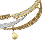 Yasho Jewellers Products Silver Base Modern Necklace