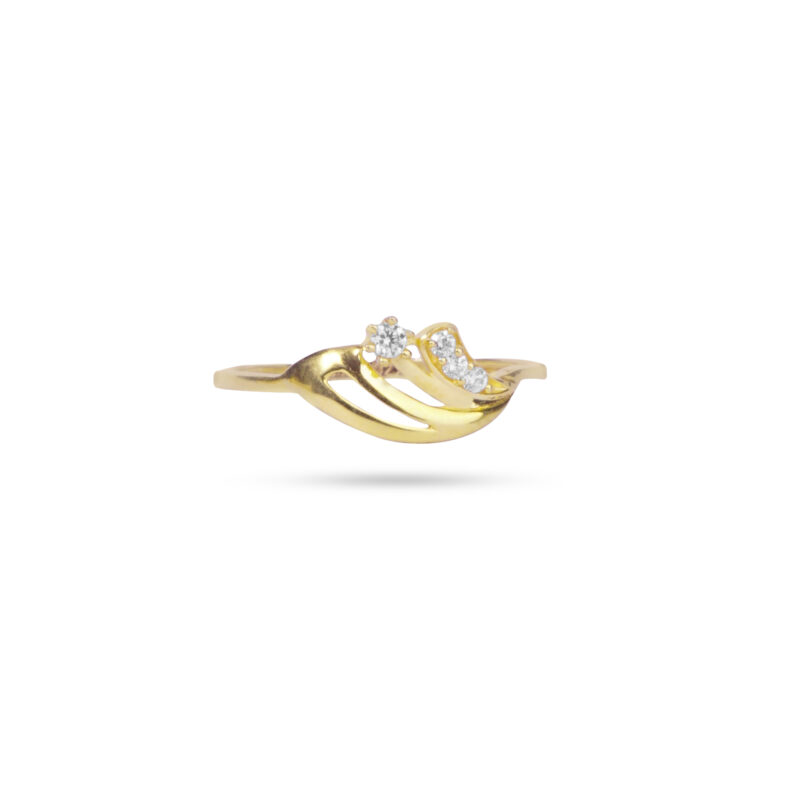 Yasho Jewellers Products leaf Style Gold Ring Women