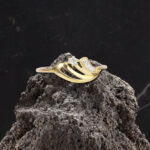 Yasho Jewellers Products leaf Style Gold Ring Women