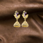 Yasho Jewellers Products Gold Peacock Earings